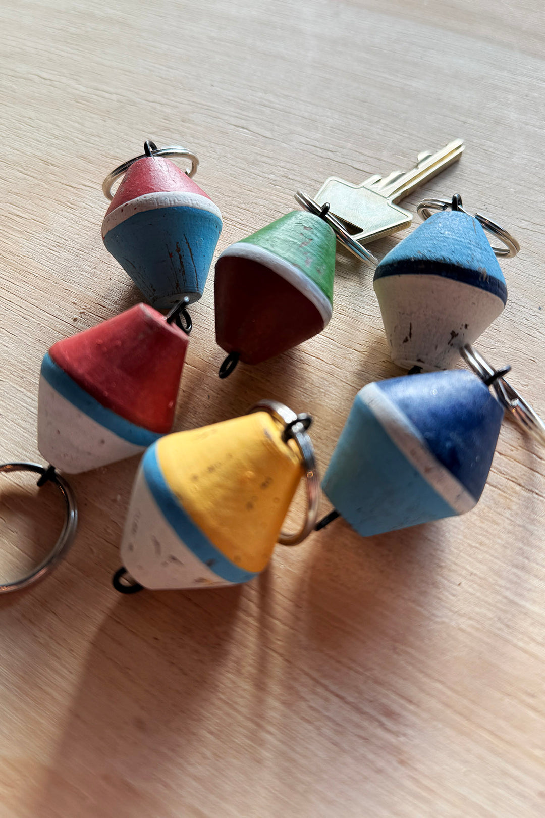 Schlüsselanhänger "Korken" - Holz