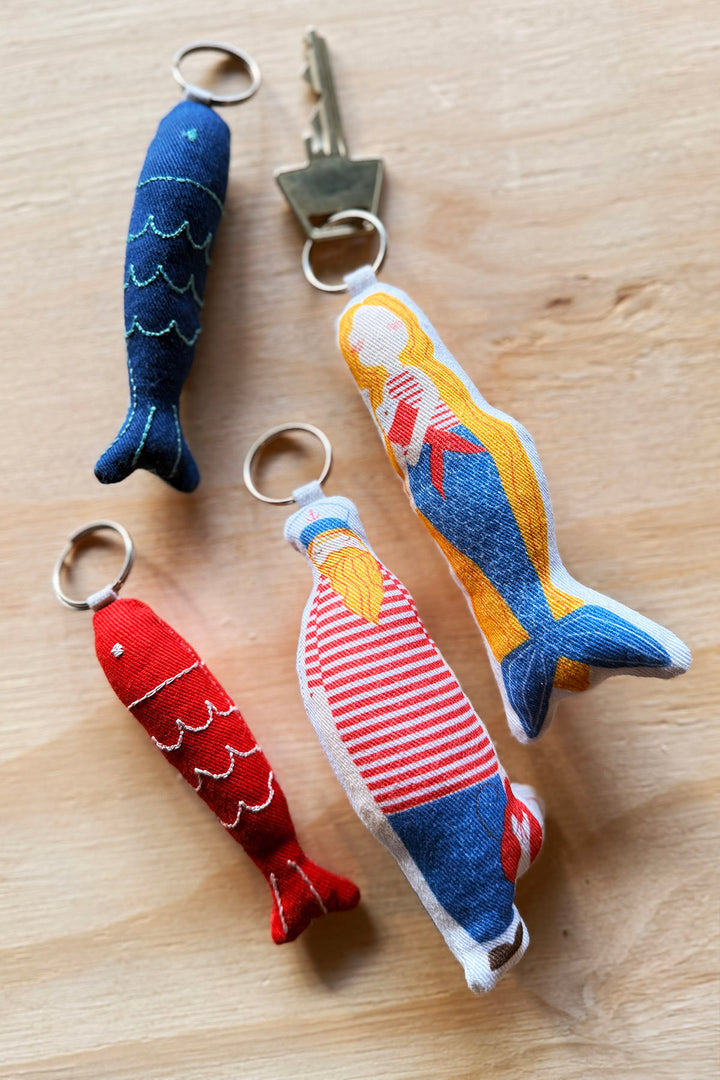 Schlüsselanhänger aus Stoff (verschiedene Varianten)