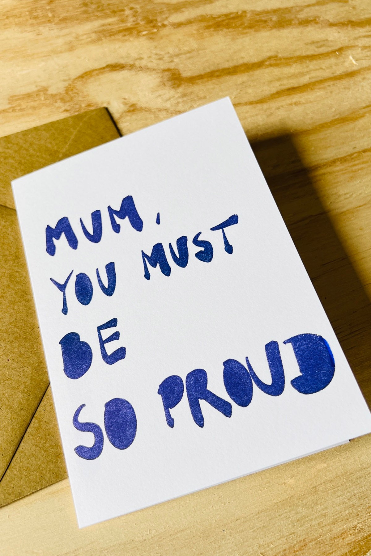 Karte "Mum, proud"