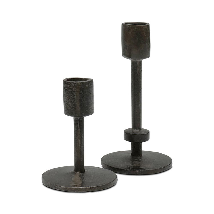 Lysestager - Støbejern (2 stk)