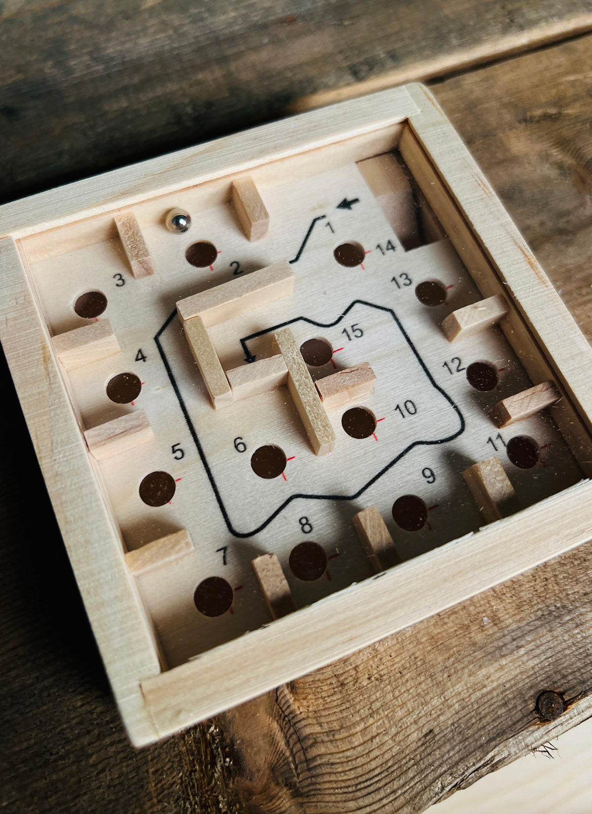 Mini-Labyrinth-Spiel