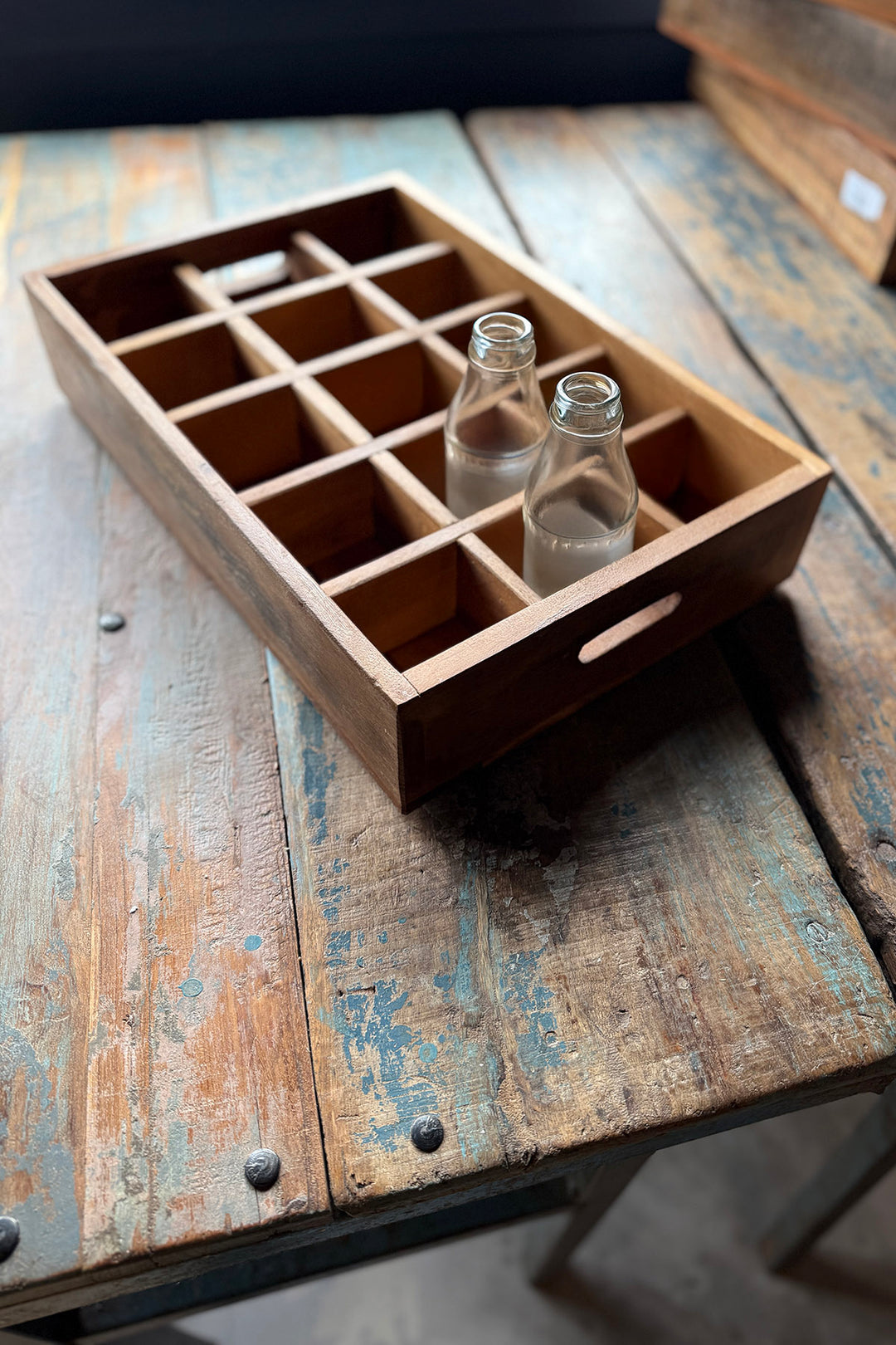 Limonaden-Holzkiste - Recyclingholz