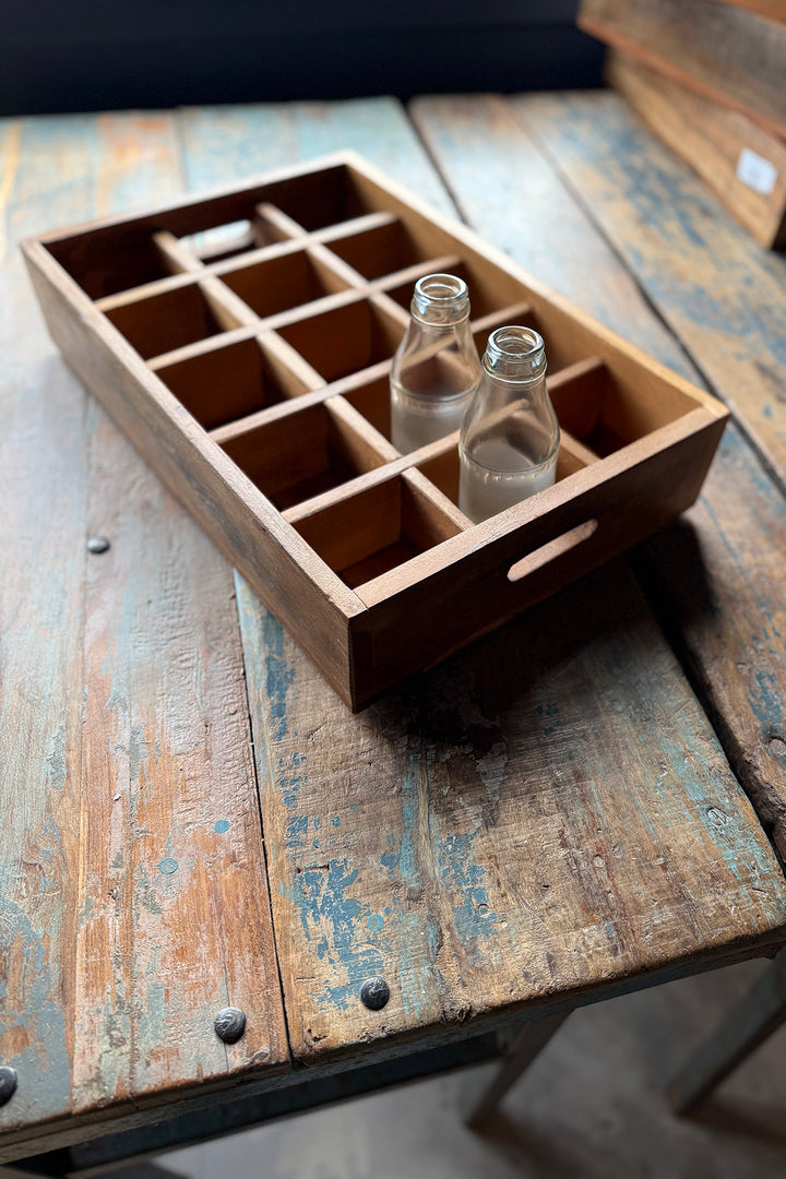 Limonaden-Holzkiste - Recyclingholz