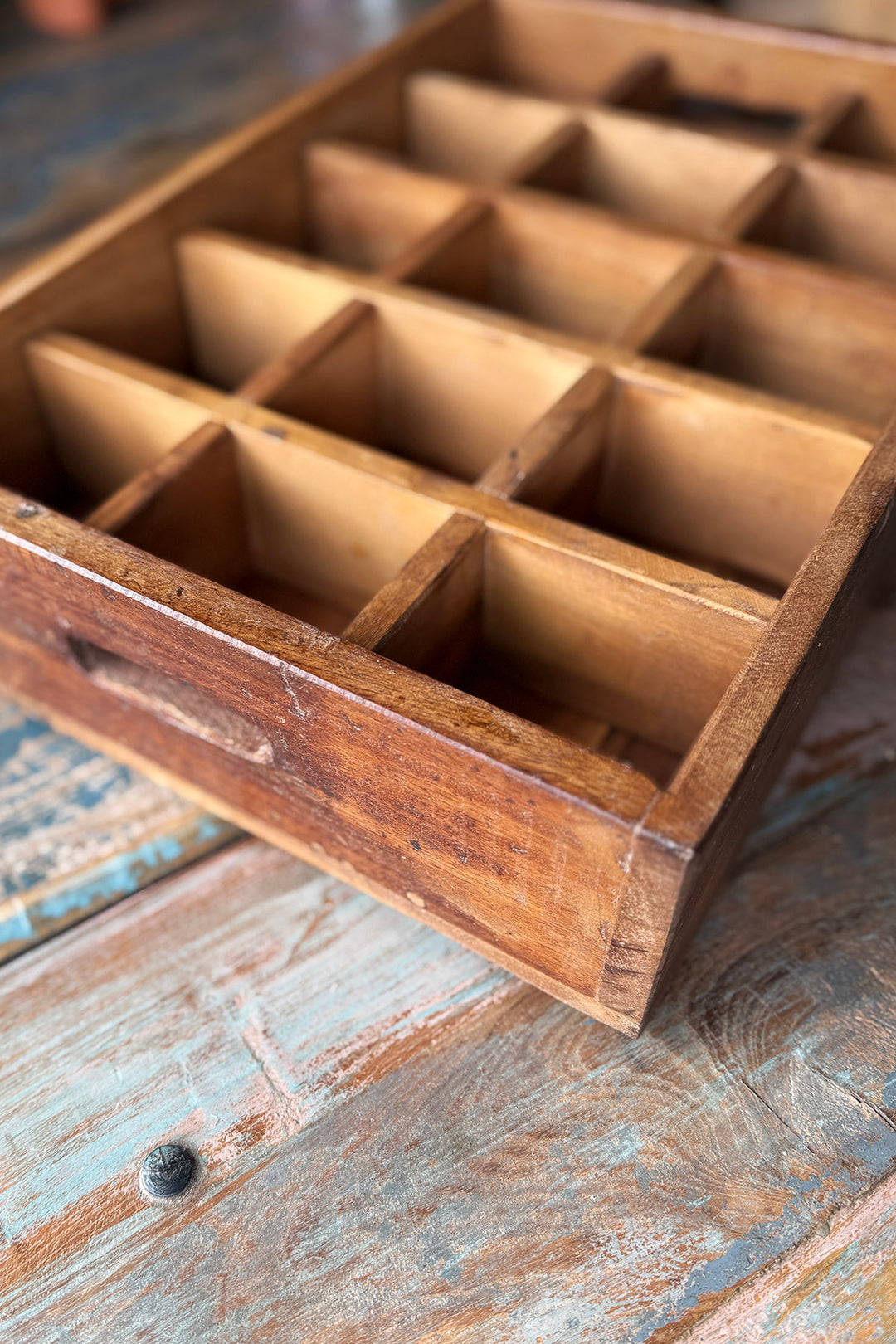 Limonaden-Holzkiste - Recyclingholz