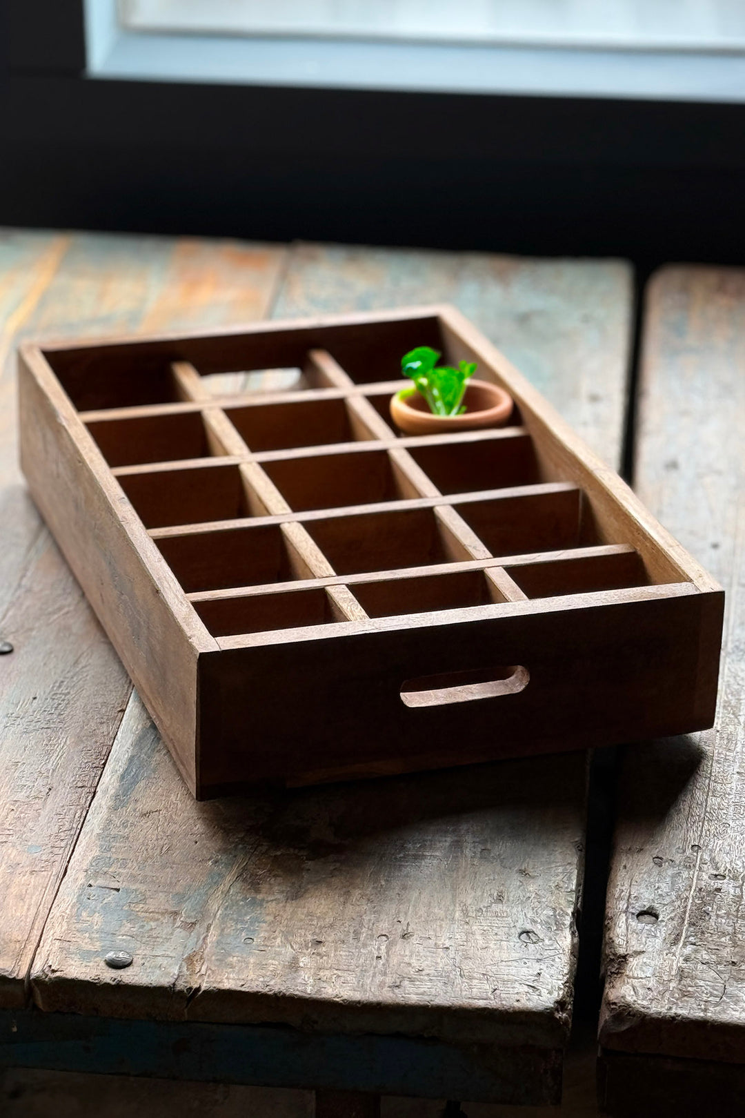 Limonaden-Holzkiste - Recyclingholz