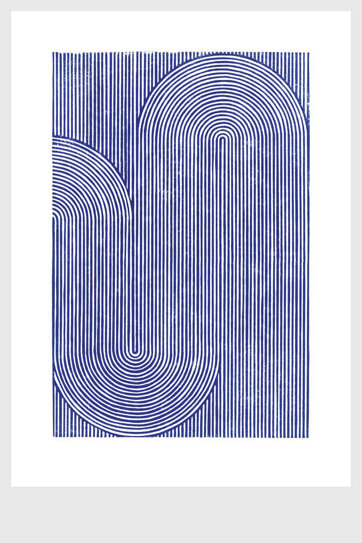 Lines No.1 – Linoleumdruck