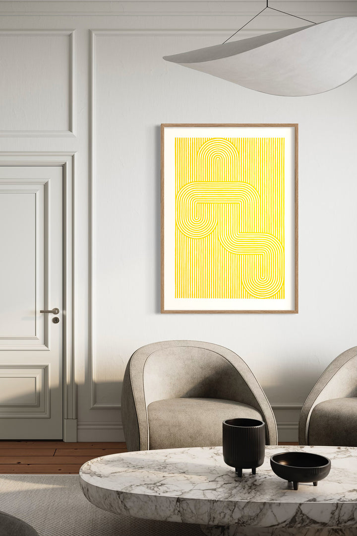 Lines No.7 – Linolschnitt