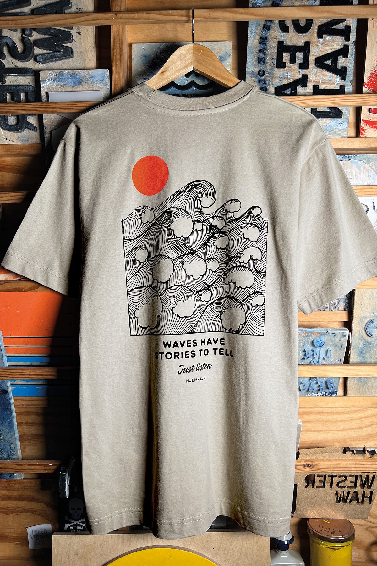 Heavy Weight Tee "Just Listen"