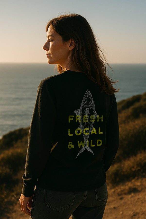 Langarm T-Shirt "Thunfisch aus der Dose"