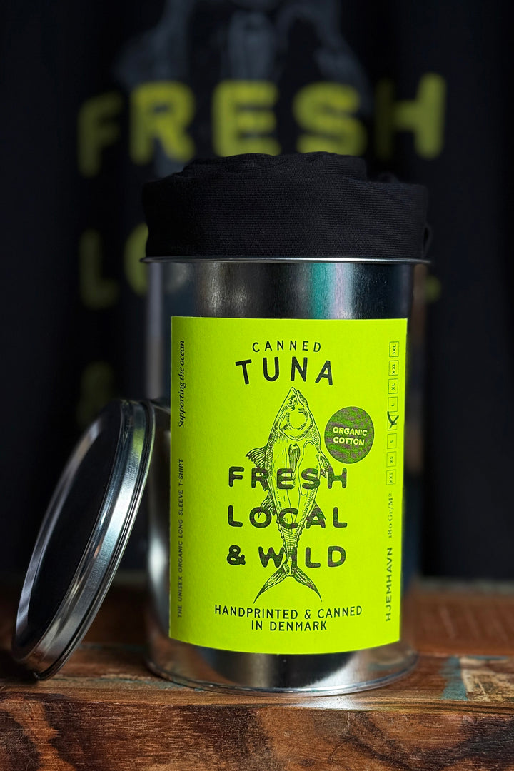 Langarm T-Shirt "Thunfisch aus der Dose"