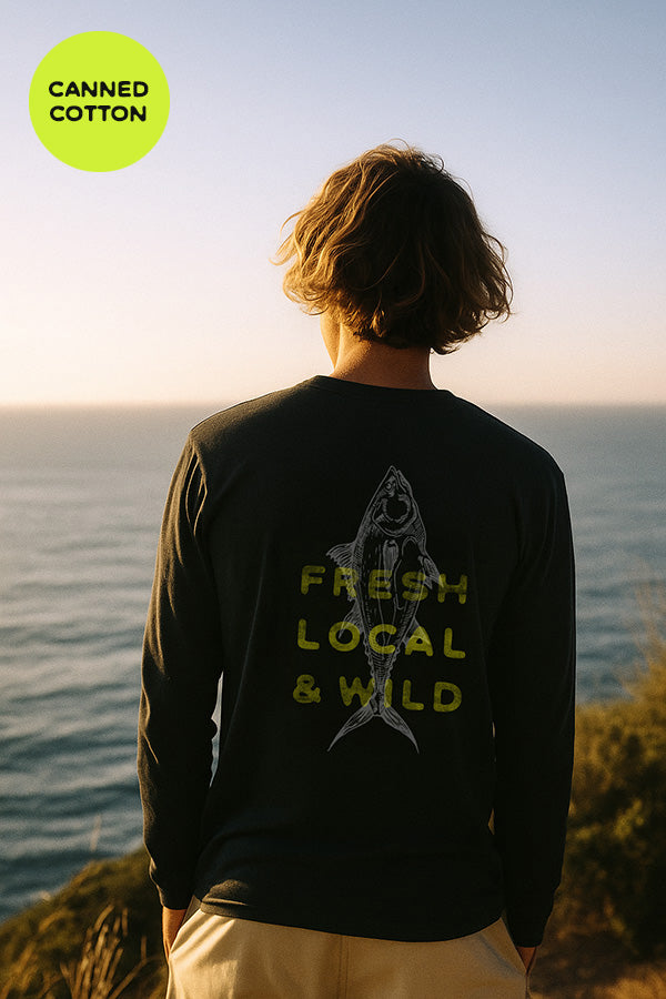 Langarm T-Shirt "Thunfisch aus der Dose"