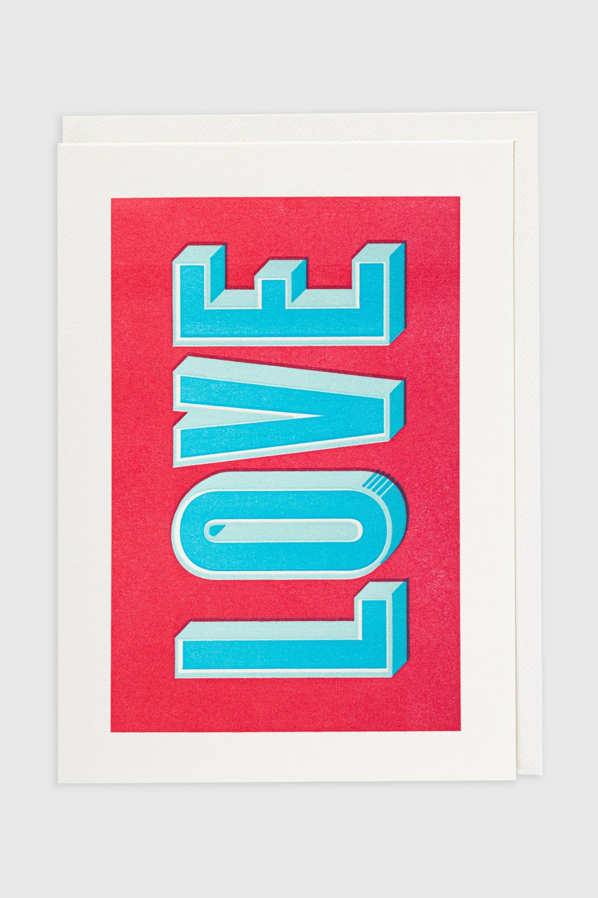 Letterpress Card "Love"