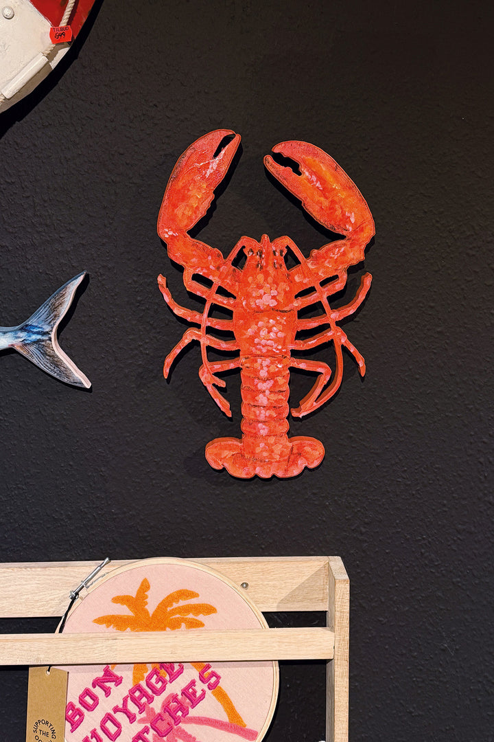 Handbemalter Holzhummer