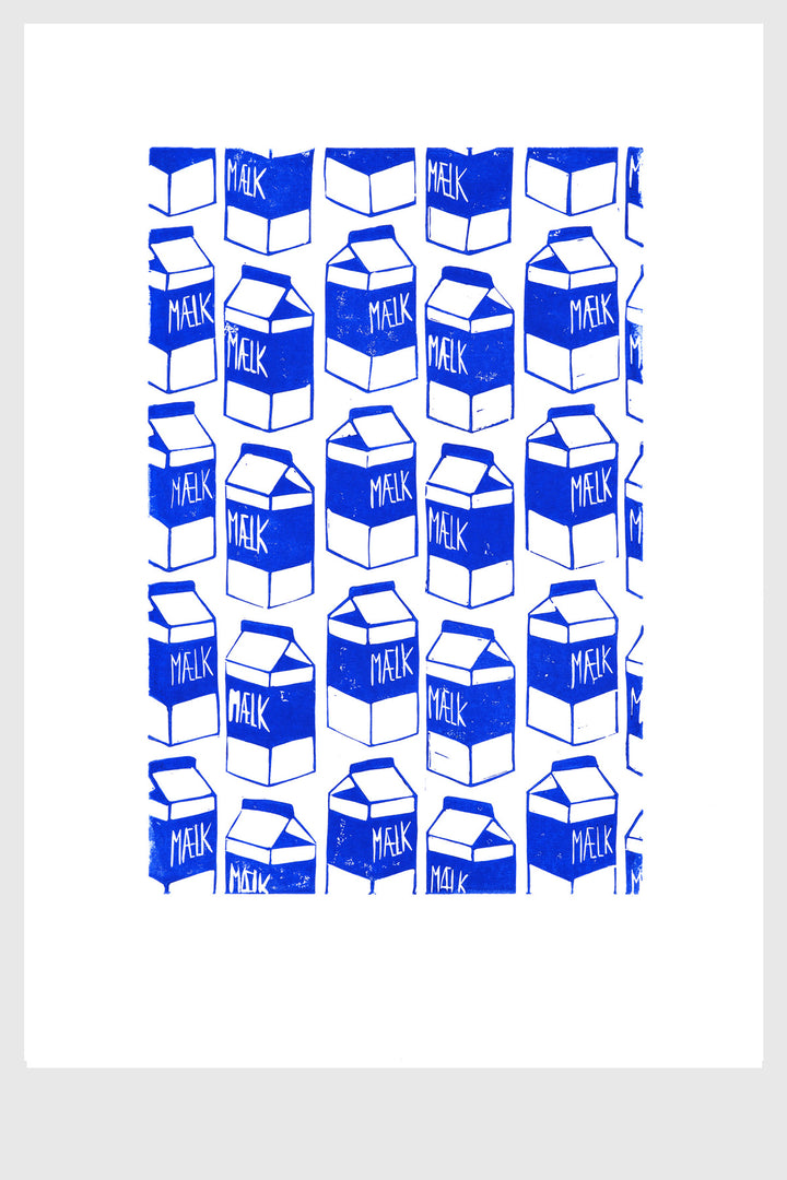 Milch - Linoleumdruck