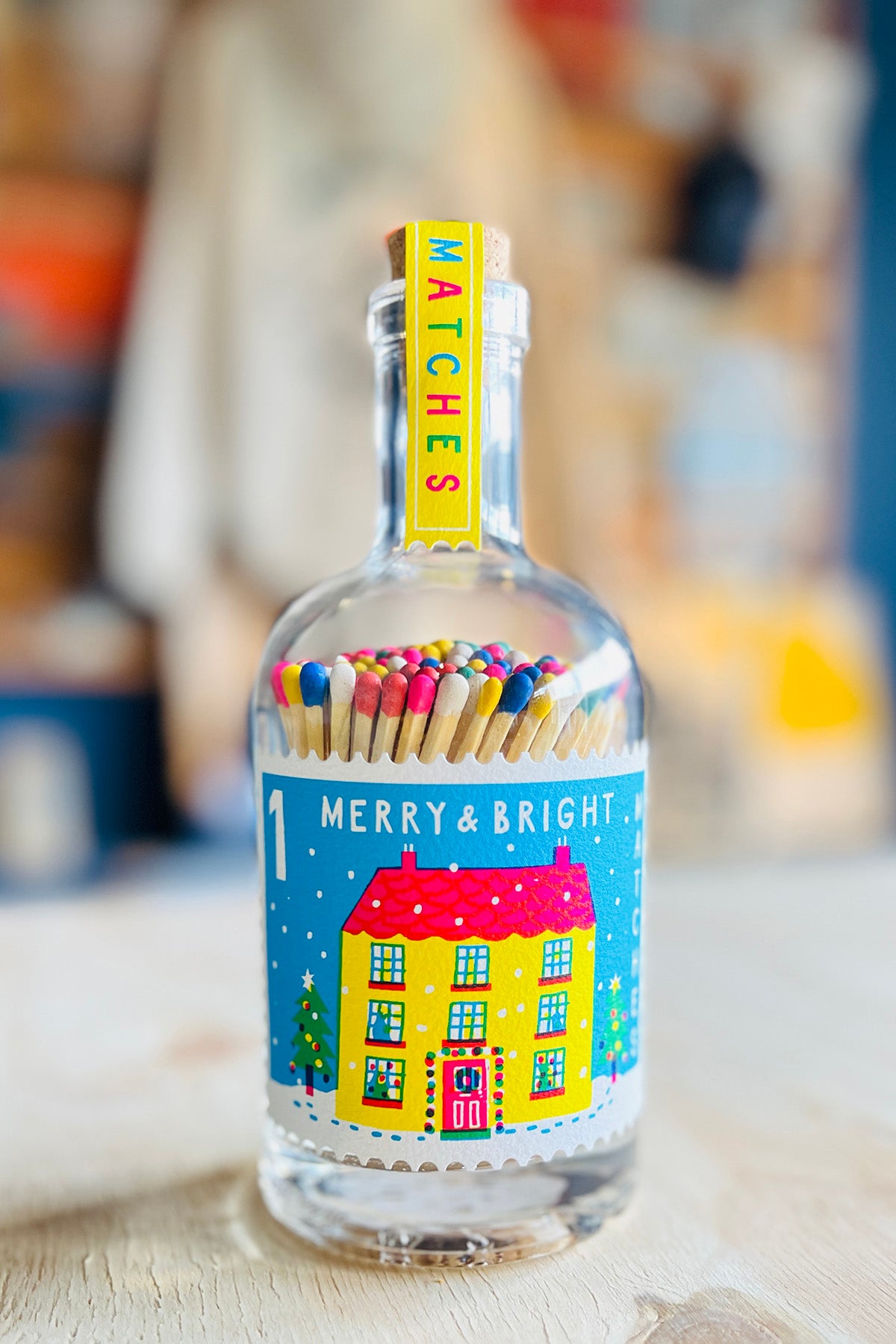 Matchbottle "Merry & Bright"