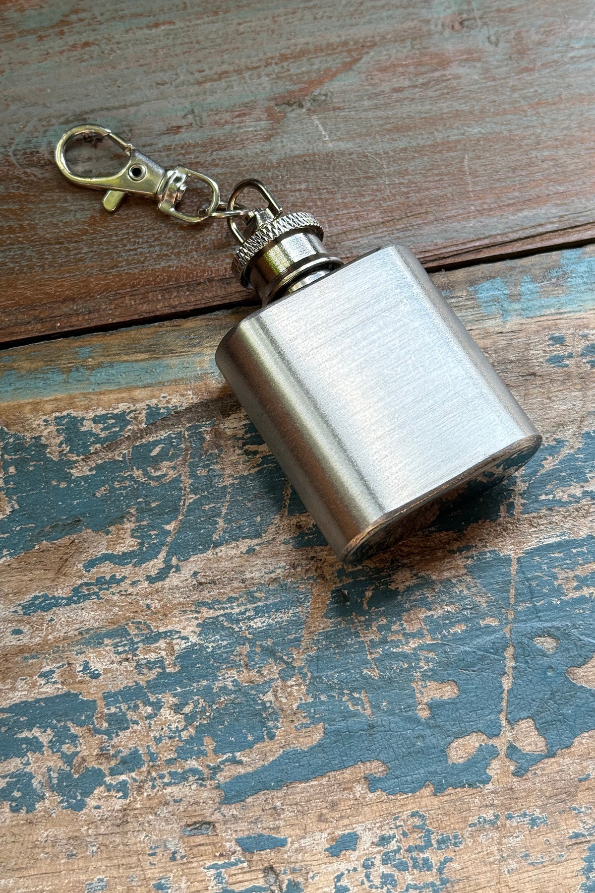 Schlüsselanhänger „Mini Flachmann“