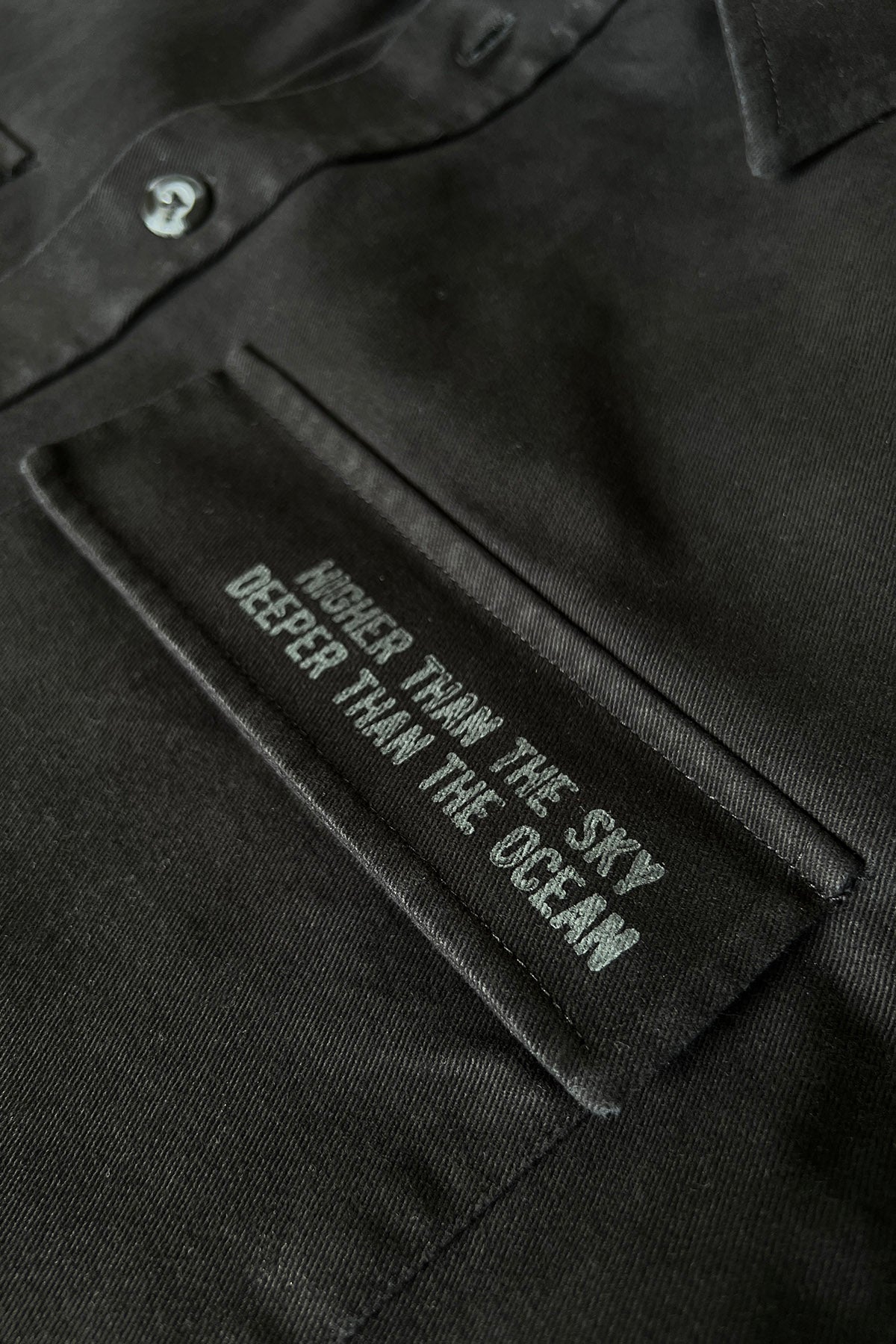 Overshirt "Higher than..."