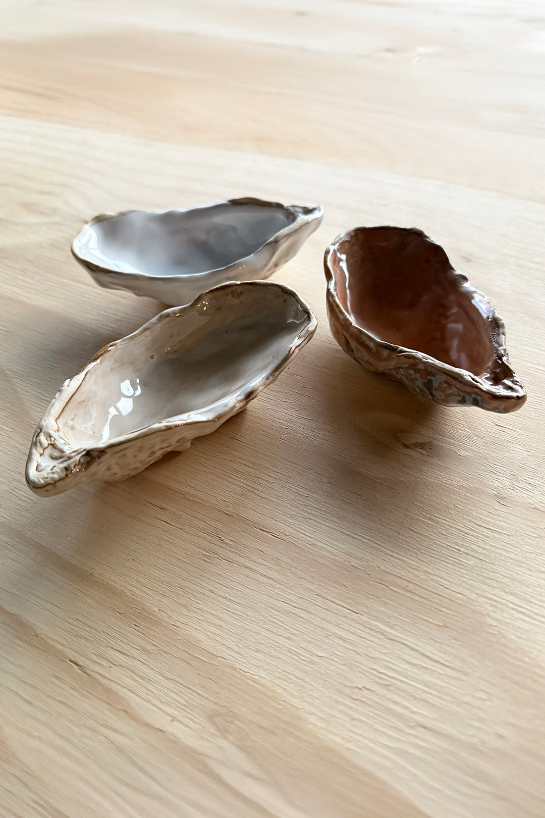 Austern - Keramik (3 Stück)