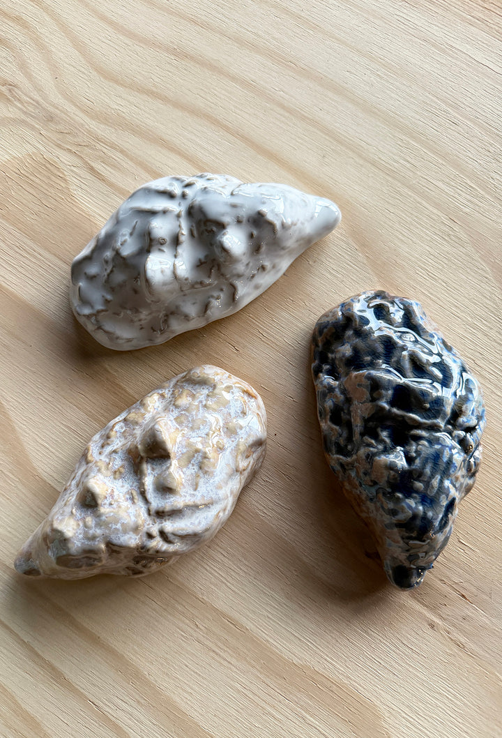 Austern - Keramik (3 Stück)