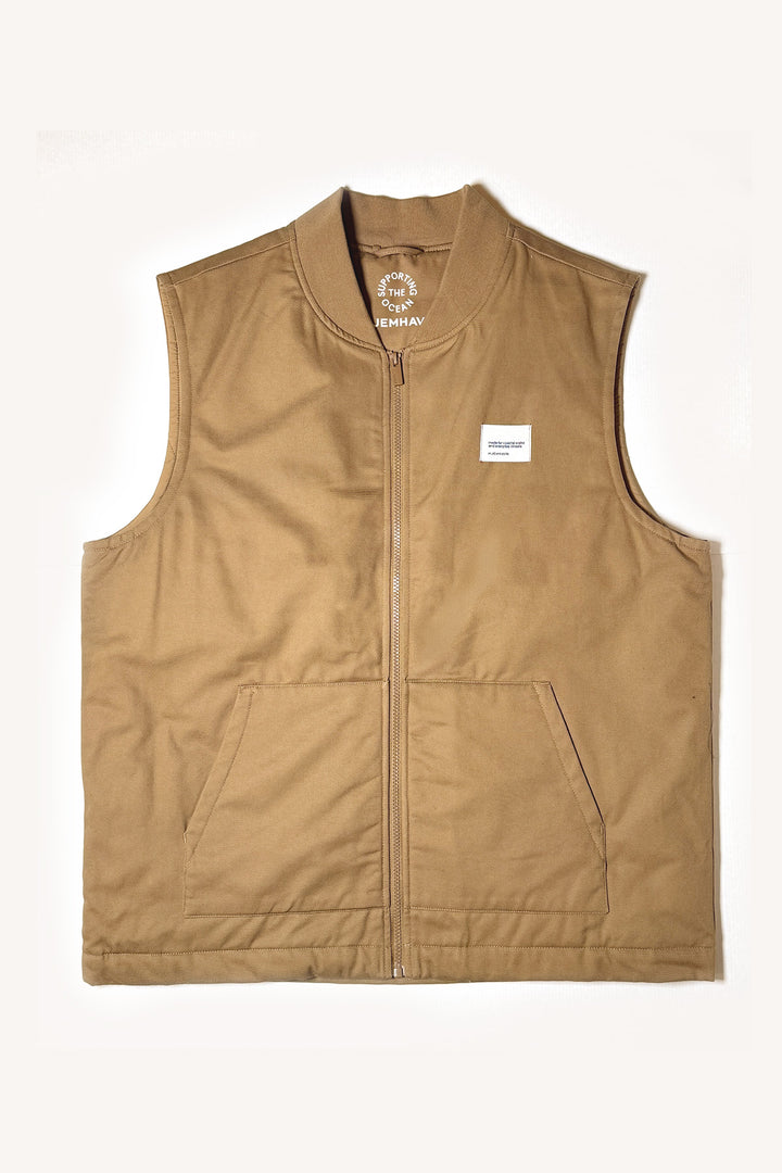 Padded Twill Vest - Unisex
