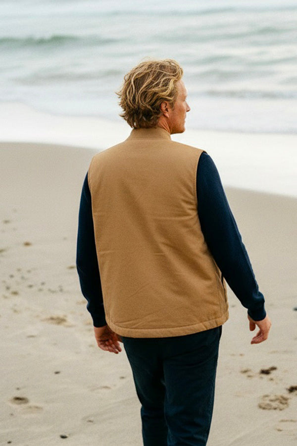 Padded Twill Vest - Unisex