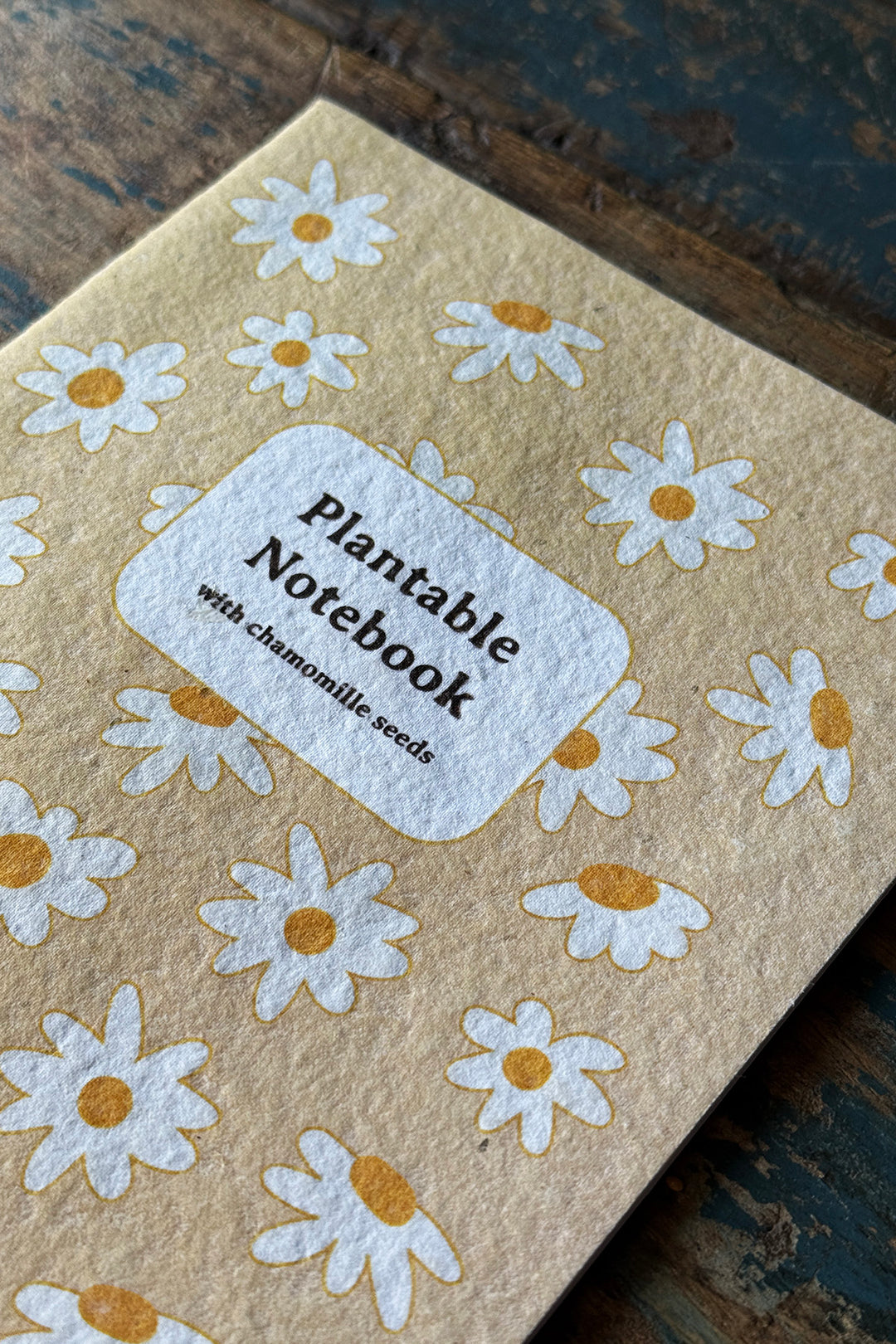 Pflanzbares Notizbuch „Kamille“