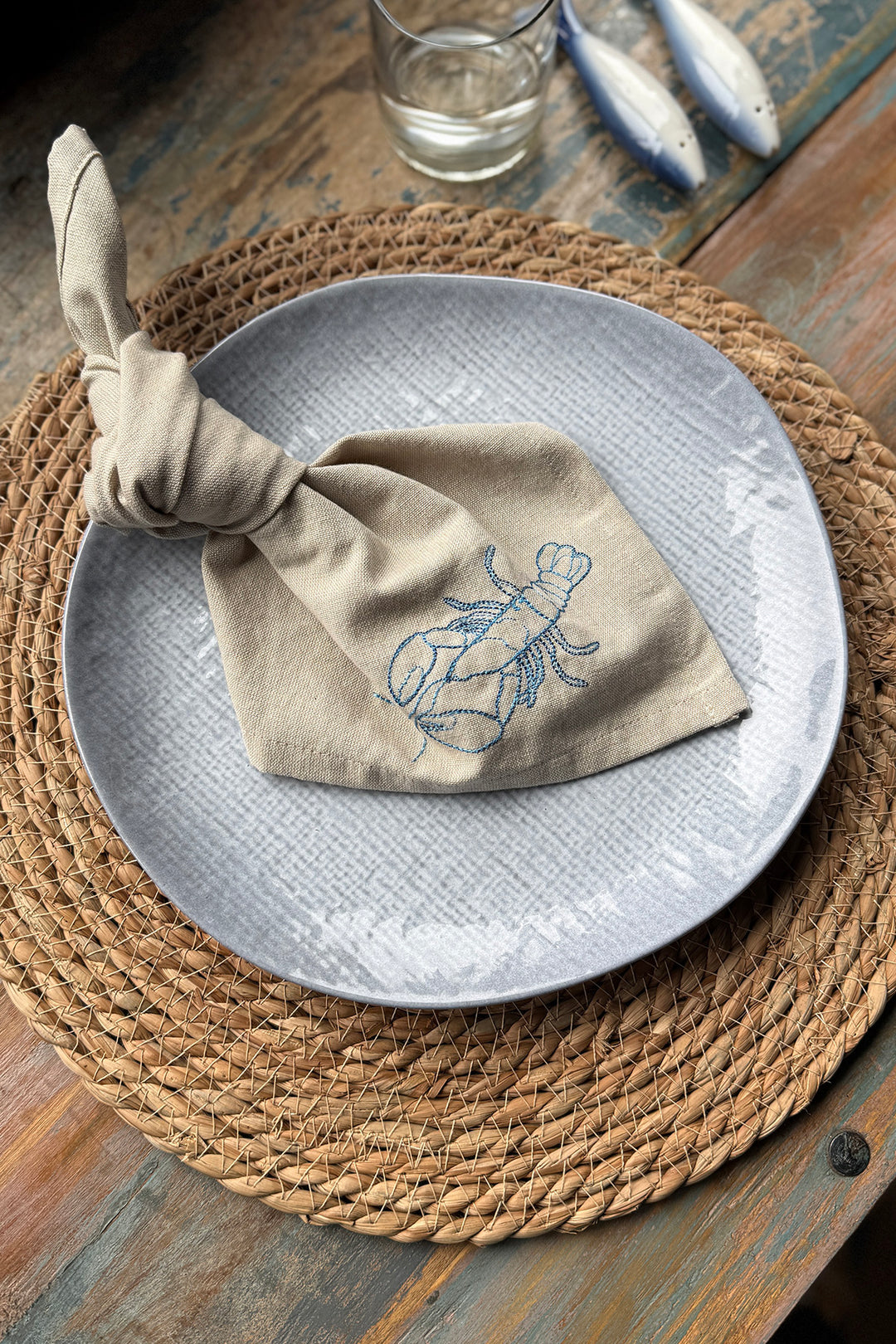 Teller "Woven Textile"