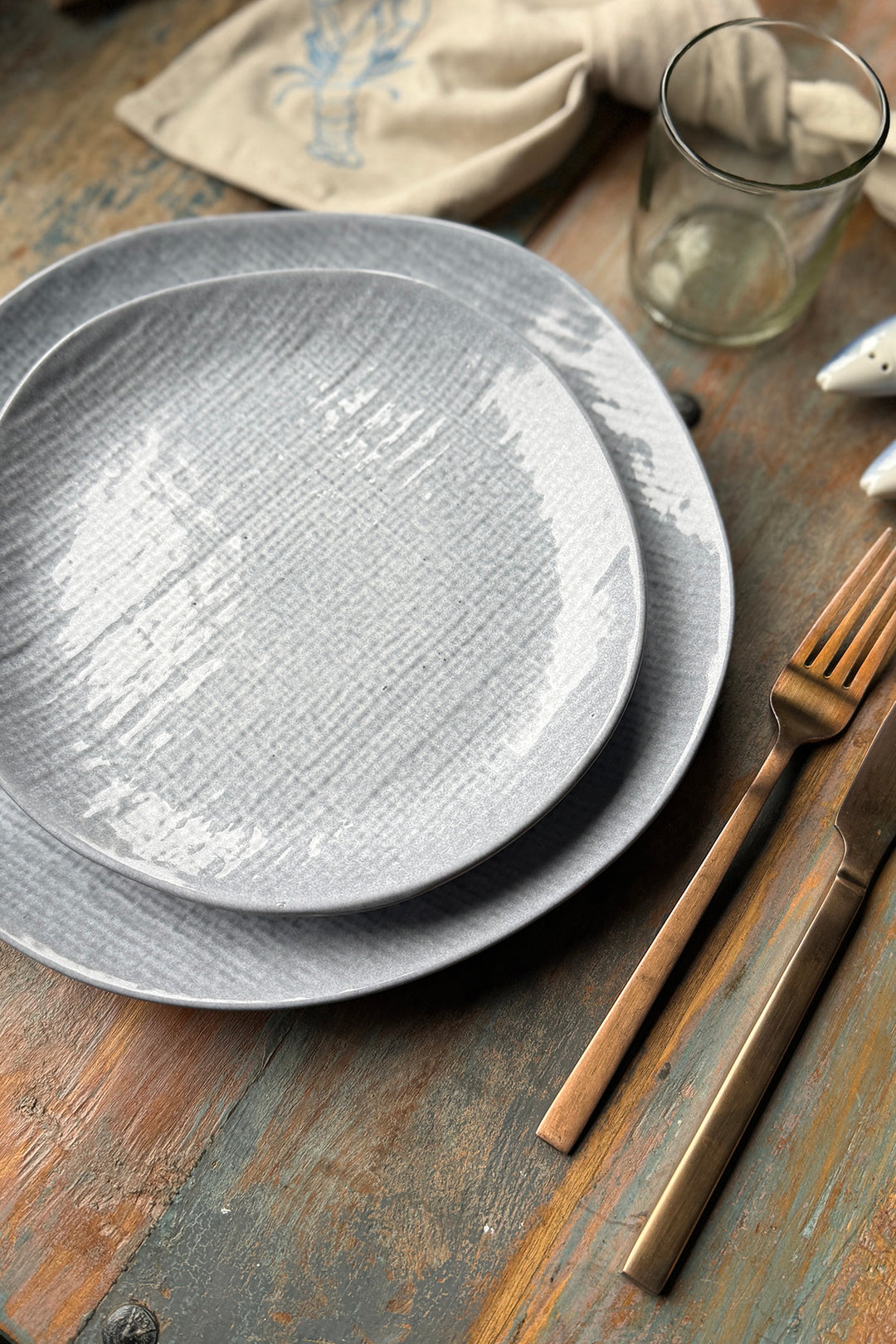 Teller "Woven Textile"