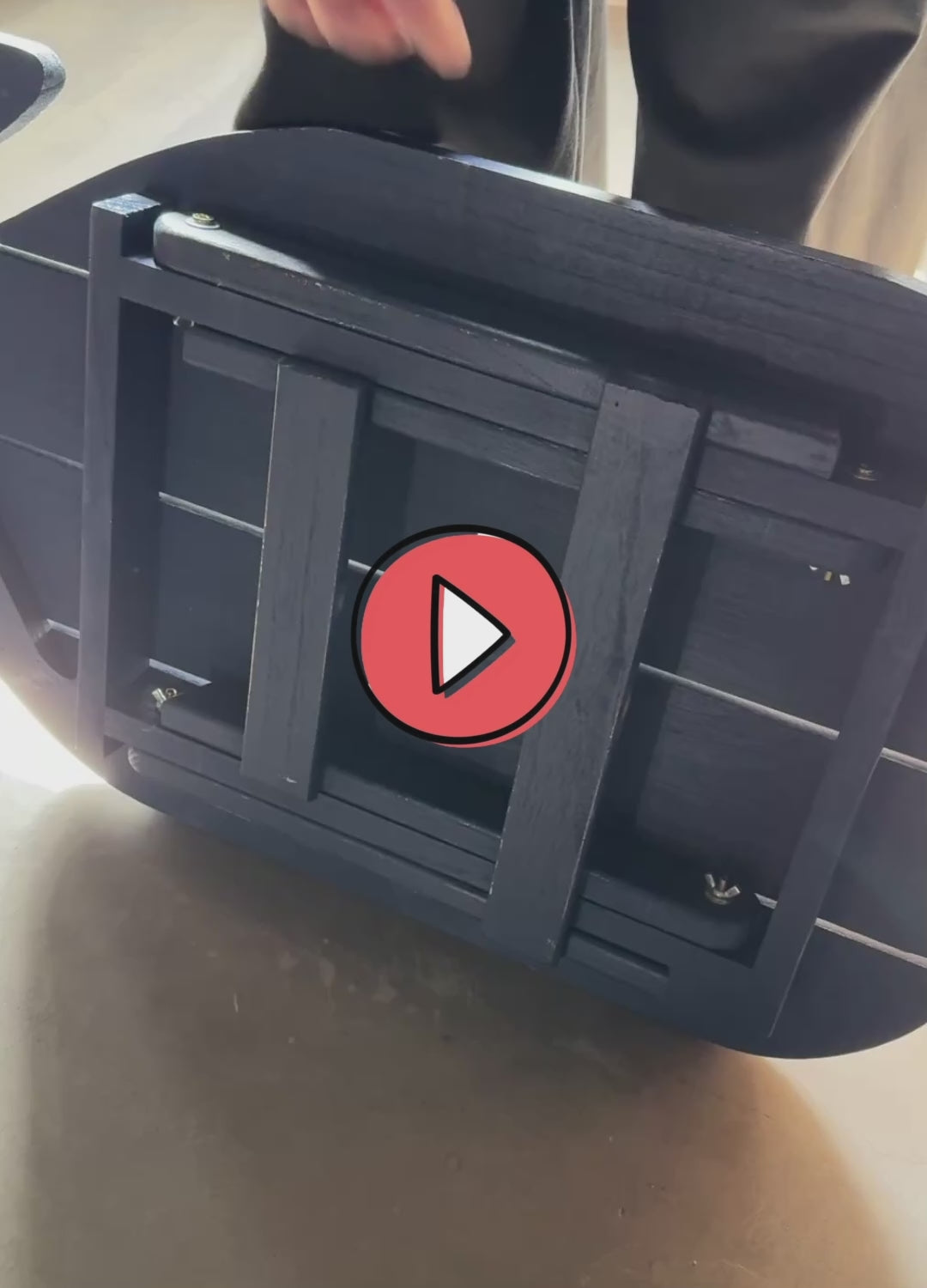 Klappbarer Couchtisch