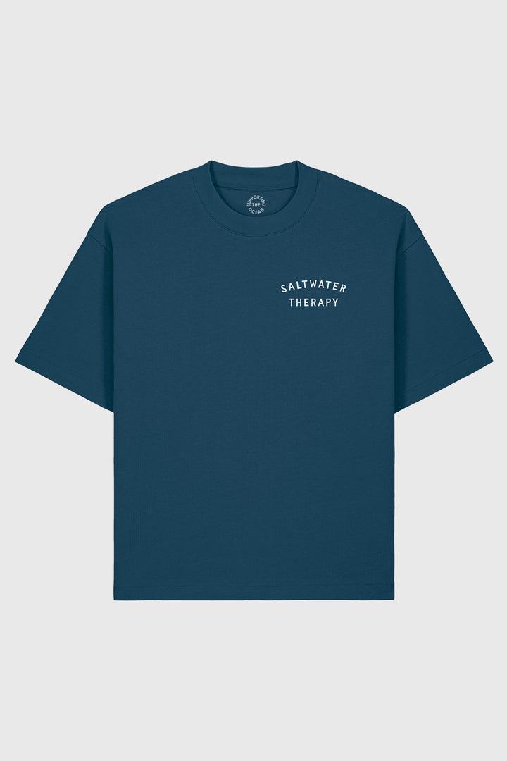 Heavy Weight Boxy Tee "Saltwater Therapy"