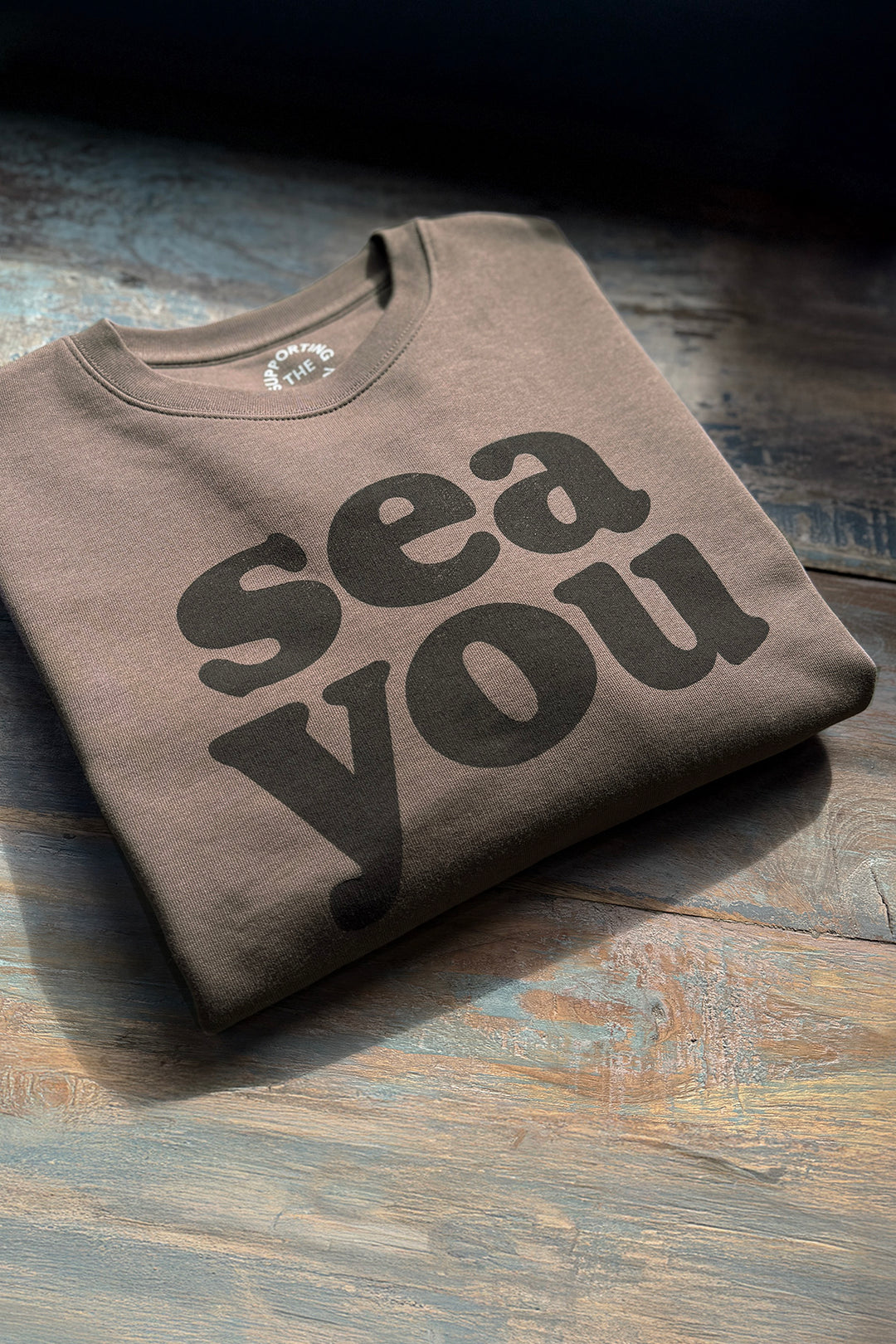 Sweat "Sea You" - Brown