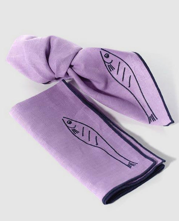 Stoffservietten "Fisch" (2er-Set)