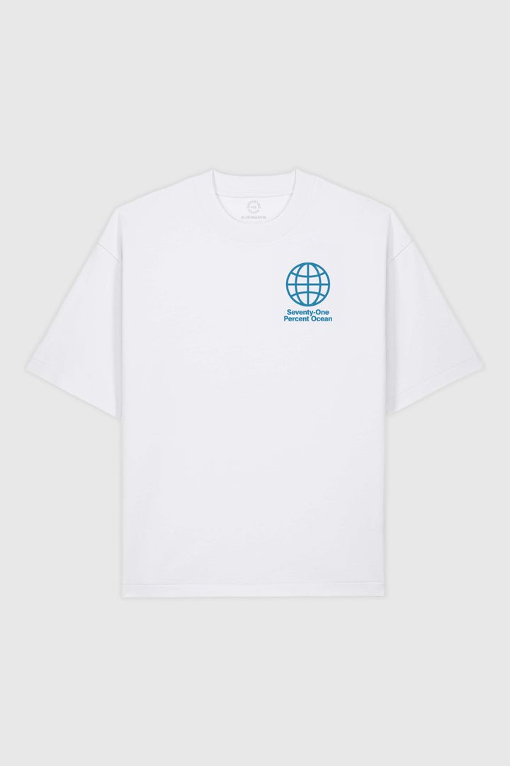 Boxy Tee "Seventy-One" - White