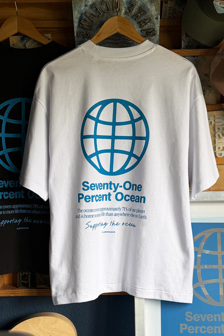 Boxy Tee "Seventy-One" - White