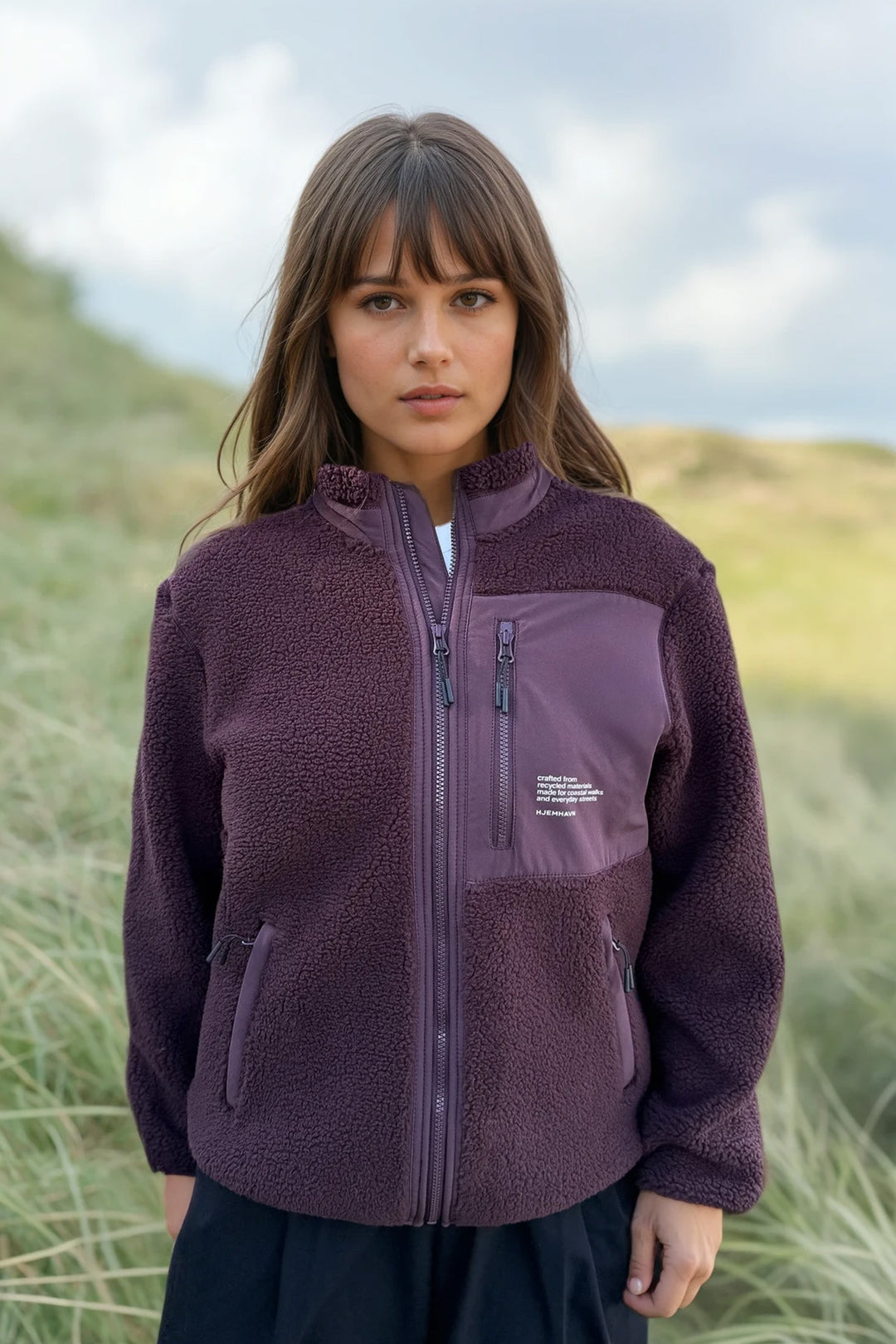 Sherpa Jacket - Red Brown