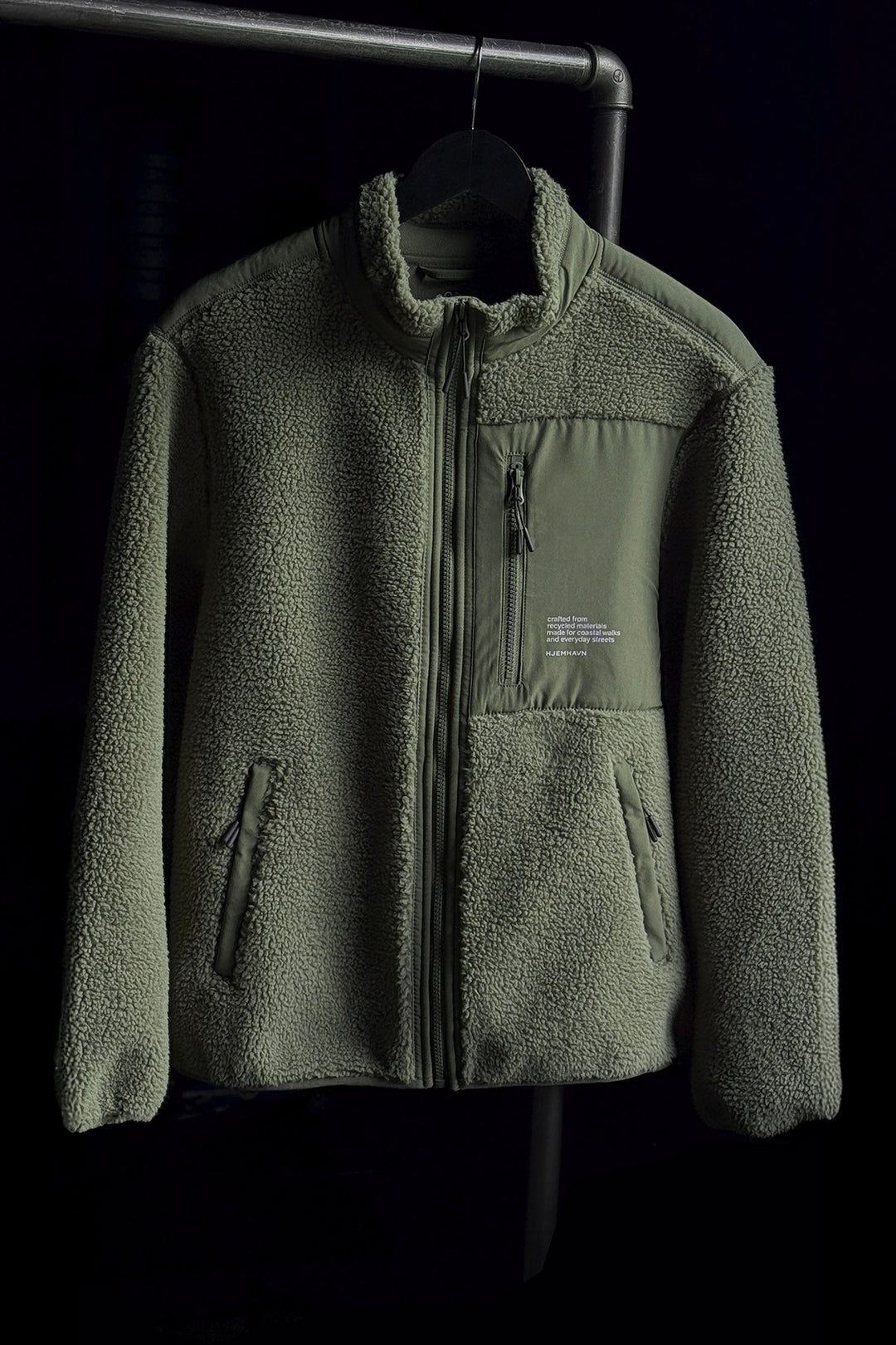 Sherpa Jacket - Green Khaki