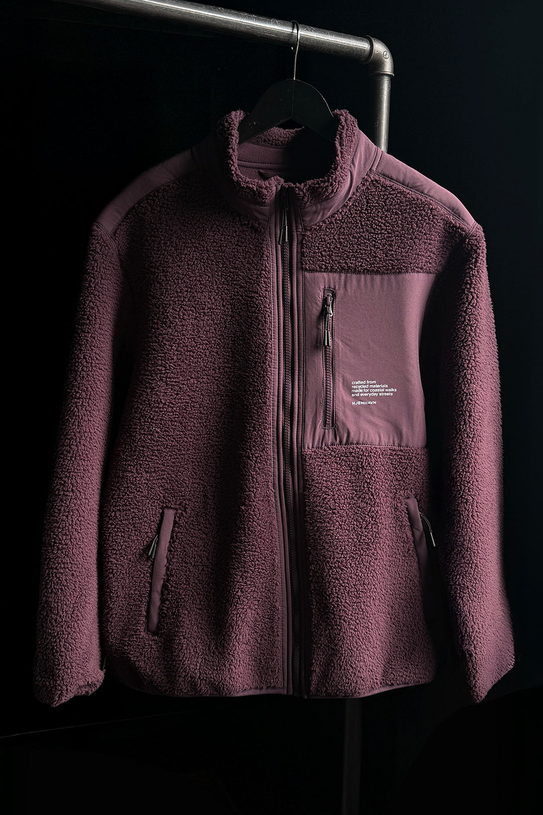 Sherpa Jacket - Red Brown