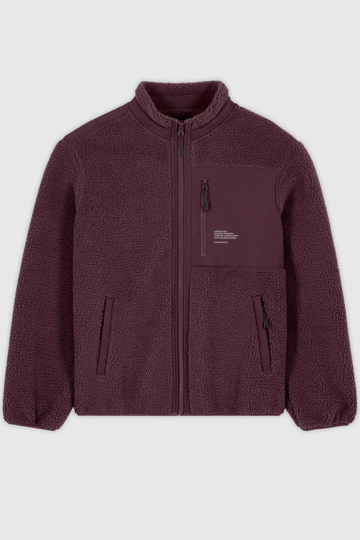 Sherpa Jacket - Red Brown