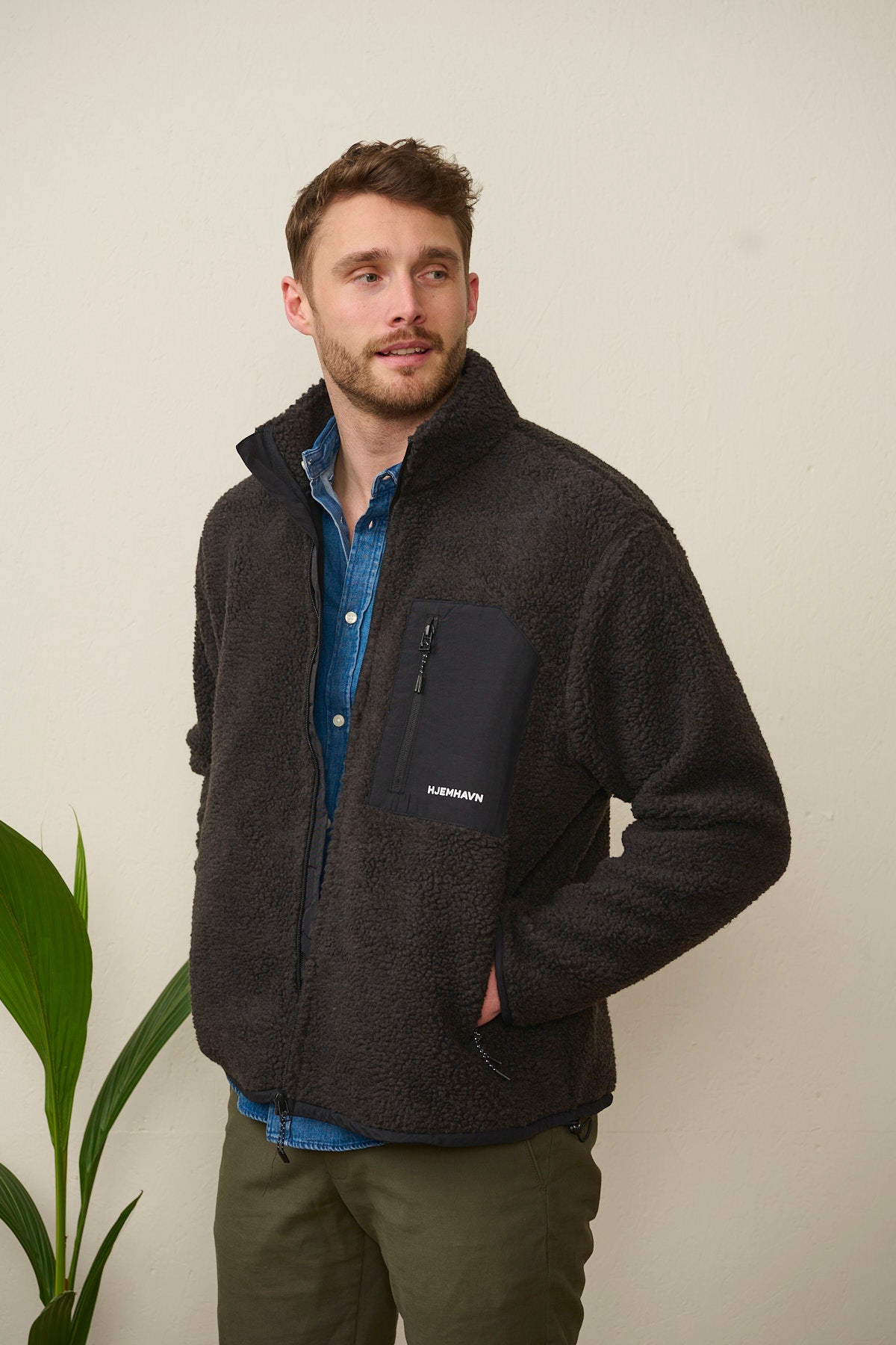 Sherpa-Jacke - Black