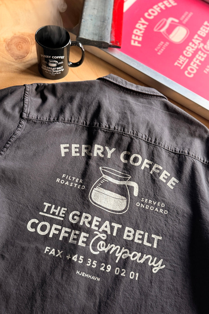Cotton Twill Shirt  "Ferry Coffee"
