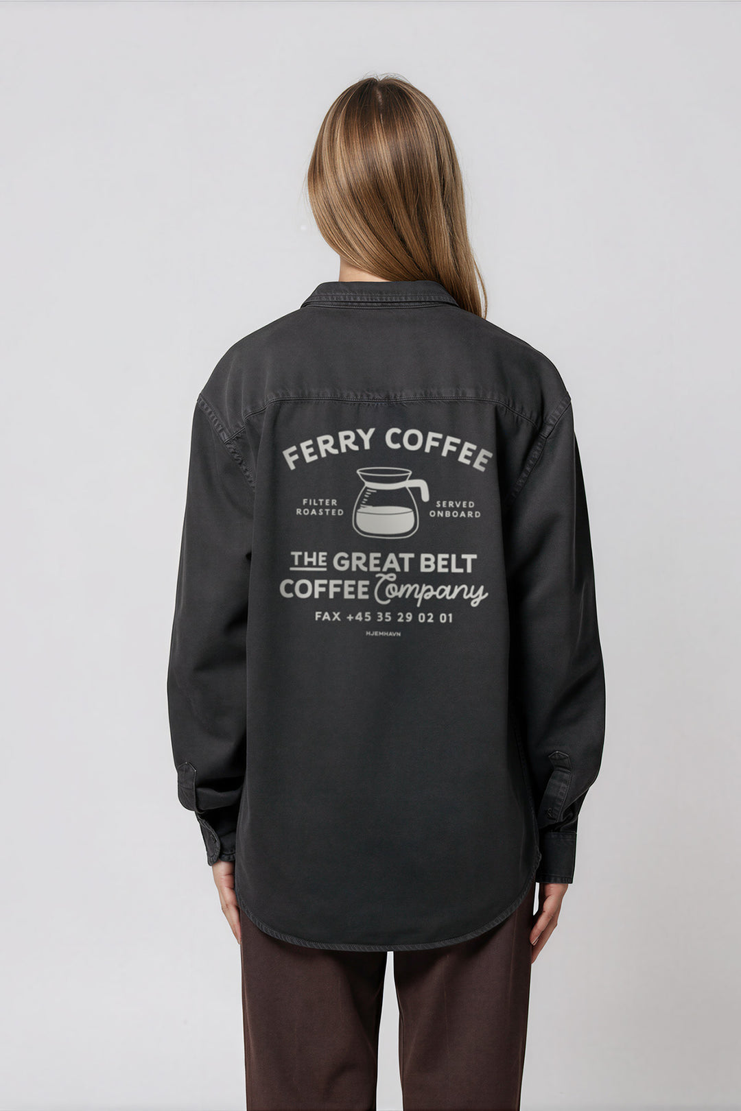 Cotton Twill Shirt  "Ferry Coffee"