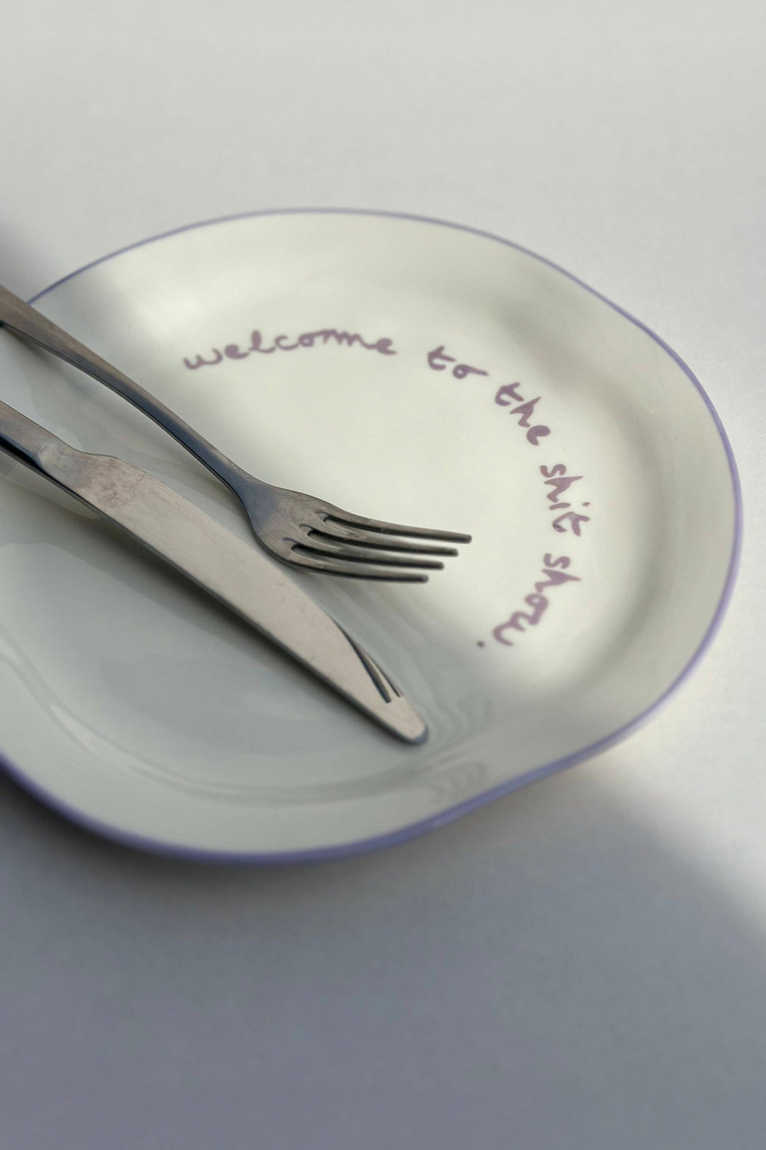 Statement Plate "Welcome to the shit show"