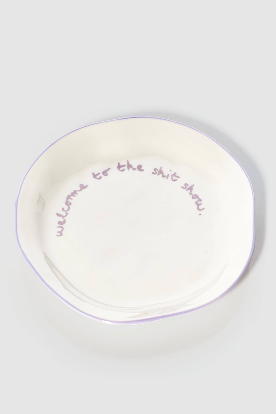 Statement Plate "Welcome to the shit show"