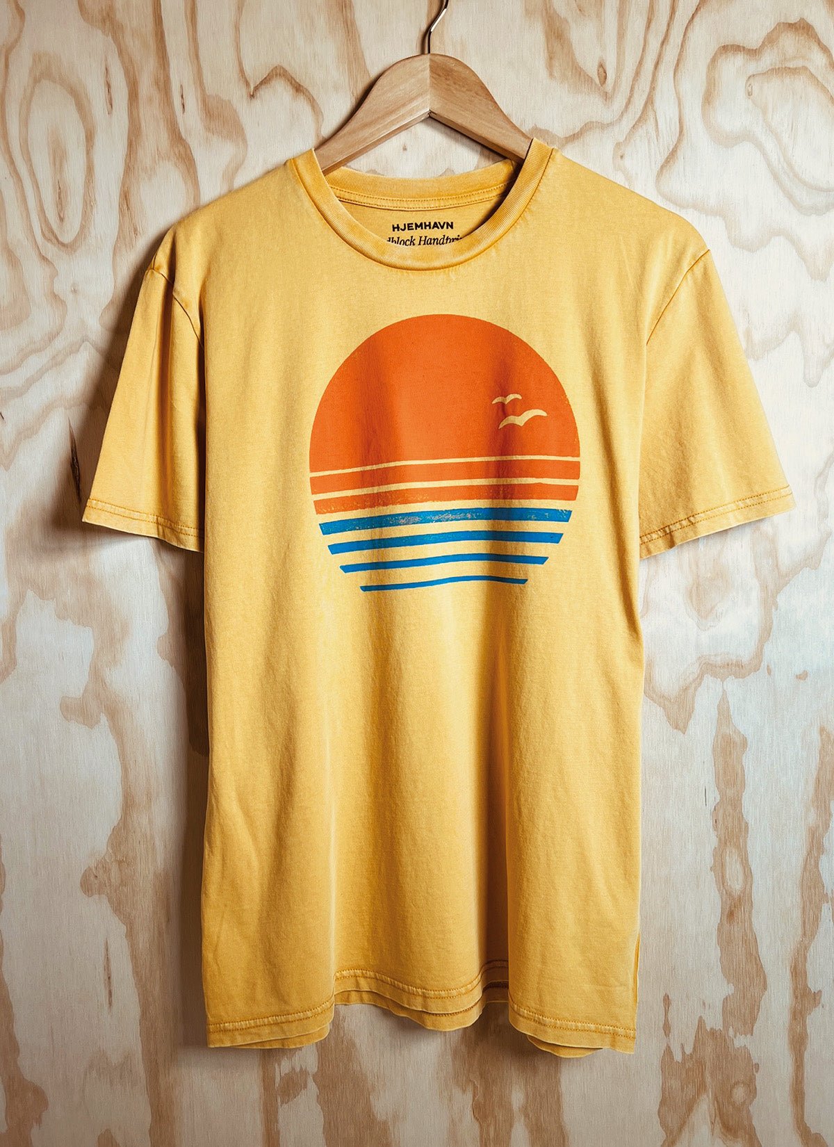 Tee "Sunset" - Vintage Gold