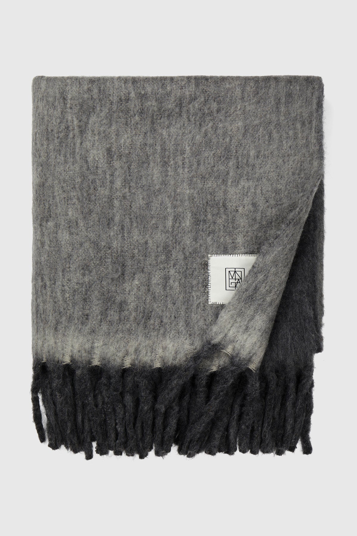 Wool Blend Blanket - Grey
