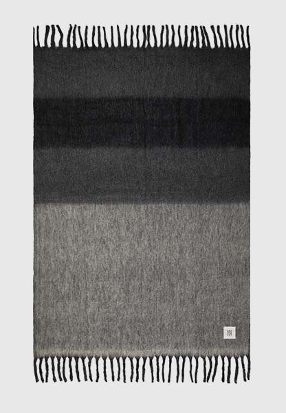 Wool Blend Blanket - Grey