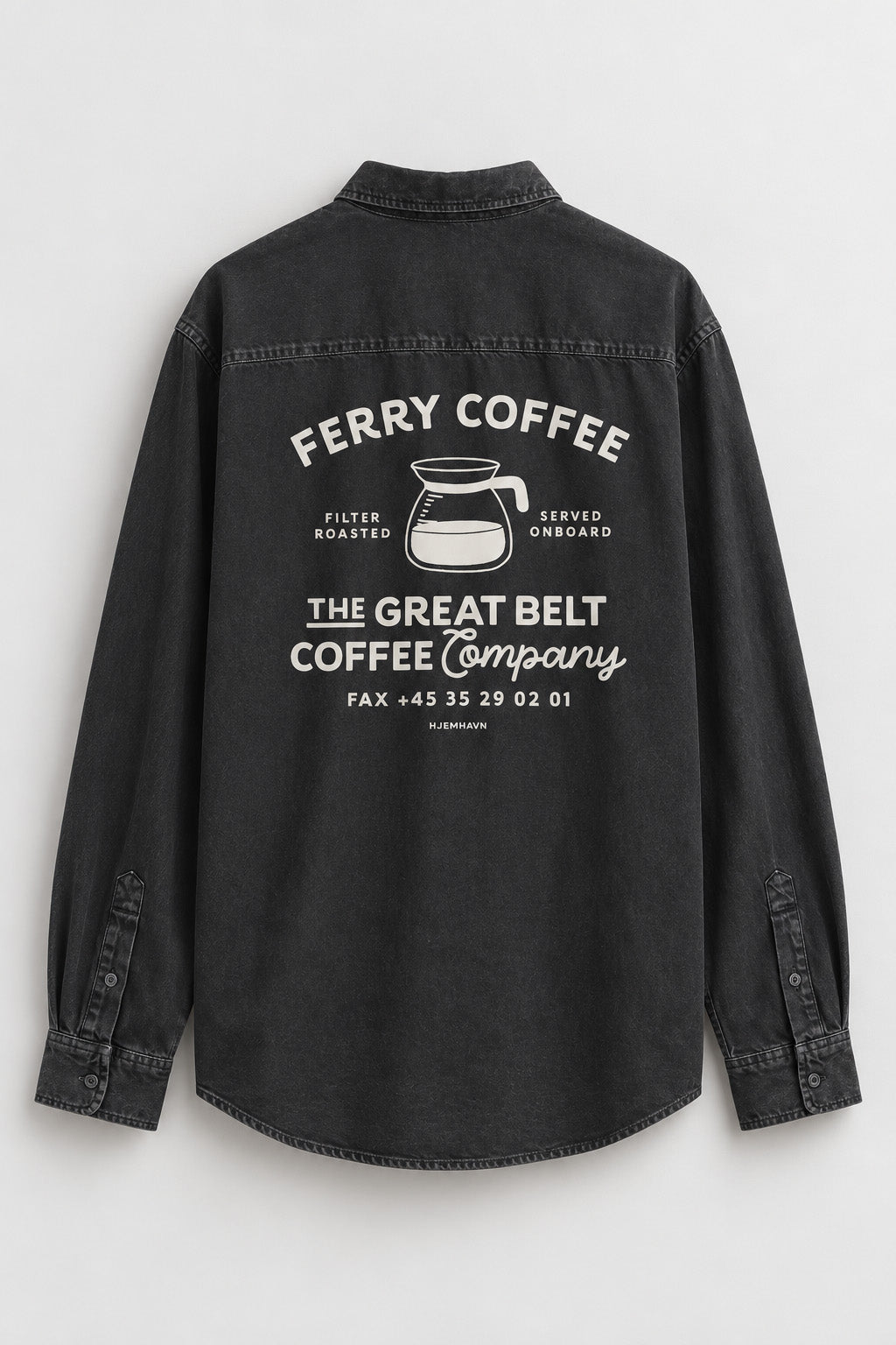 Cotton Twill Shirt  "Ferry Coffee"