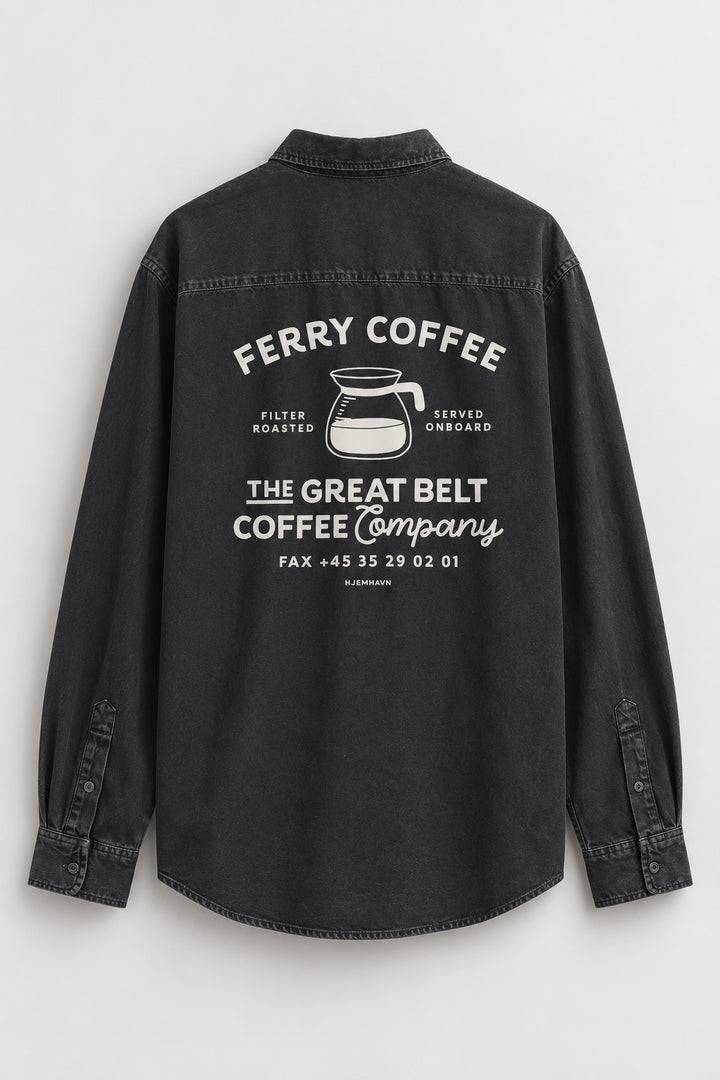 Cotton Twill Shirt  "Ferry Coffee"