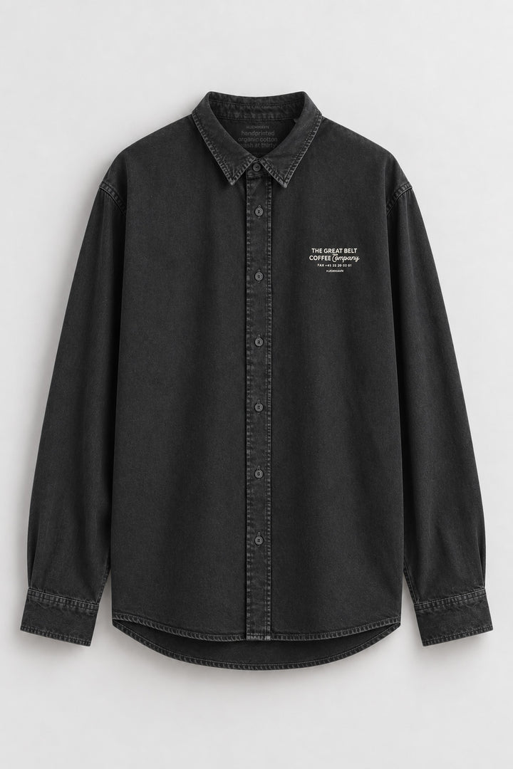 Cotton Twill Shirt  "Ferry Coffee"