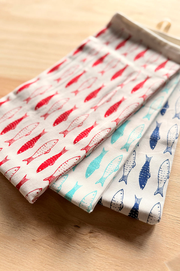 Geschirrtücher "Fisch" (3er-Pack)